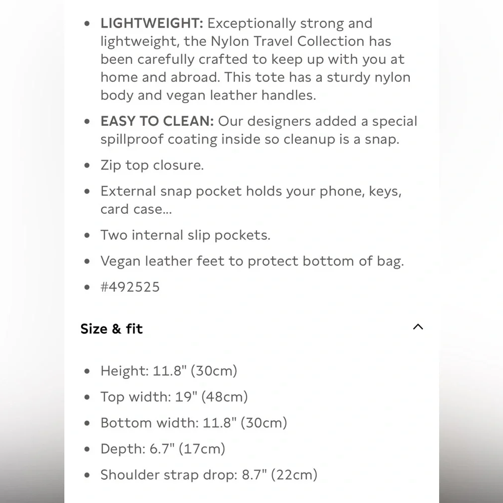 Banana Republic Nylon Tote Bag - Picture 7 of 7